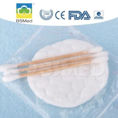 China 7 * el algodón facial cosmético de los 7cm ajusta absorbencia modificada para requisitos particulares modelo llano en venta