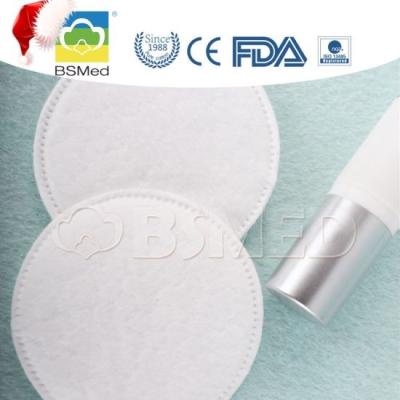 China Double Sides Mesh & Embossed Cosmetic Cotton Pad For Face for sale