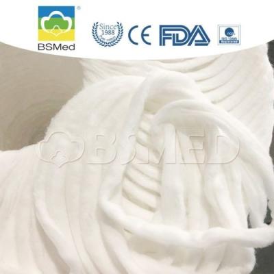 China Medical 100% Pure Cotton Wool Sliver Customized for sale
