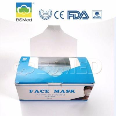 中国 大人のための救急箱の非編まれた綿の医学のマスク3/4つの層 販売のため