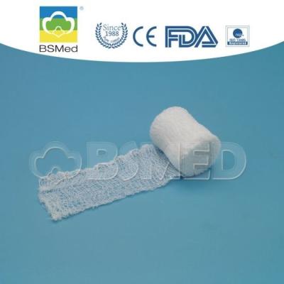 Chine De gaze de Rolls de bandage textile tissé médical stérile non longueur de 25m/de 50m à vendre