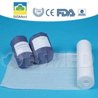China Surgical Absorbent Cotton Wool Gauze , Sterile Gauze Dressing 50m / 90m Length for sale