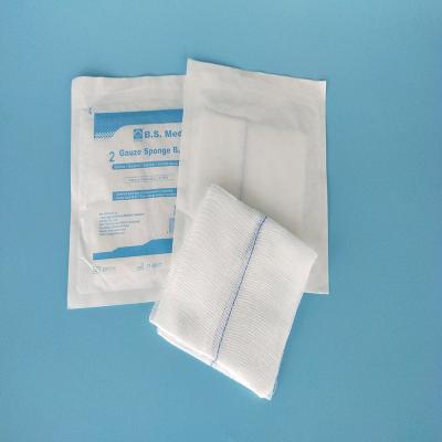 China Absorbent Medical Gauze Swabs White Color With X - Ray Detectable Thread for sale