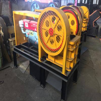 China 150*250mm 90t/H 5.5kw Jaw Stone Crusher Machine for sale