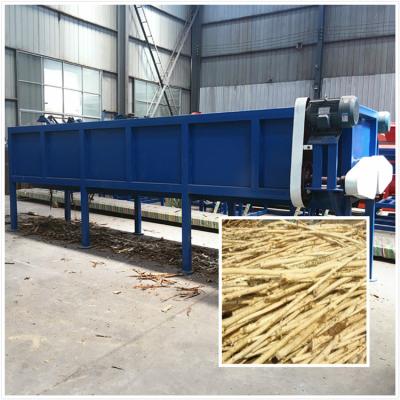 China Four Edged Knives Double Shaft 15T/H Wood Debarking Machine for sale