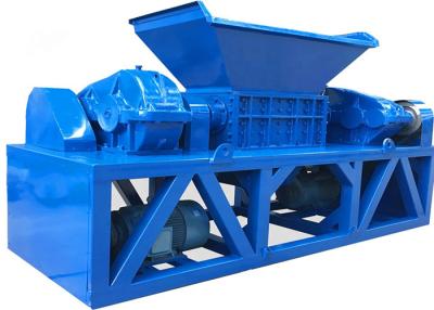 China 1.2t/H Double Shaft Tree Branches Shredder Machine for sale