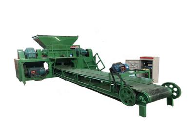 China 2.5t/H Scrap Tire Paper Pallets Double Shaft Shredder for sale