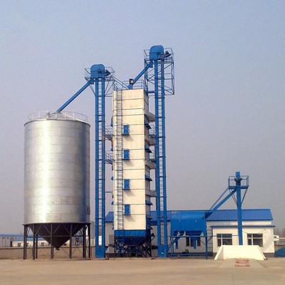 China 800TPD mezcló la probeta de desecar gases del maíz de la baja temperatura del secador de la torre del grano del flujo en venta