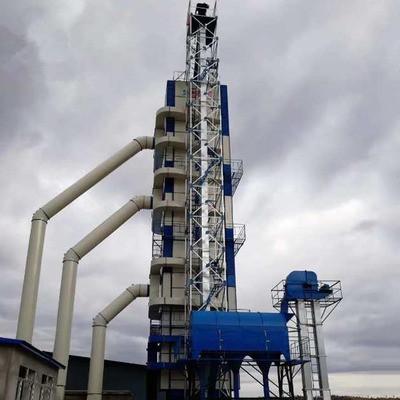 China 400 Ton Continuous Corn Grain Tower Dryer For Maize Clean Hot Blast Heating Medium for sale