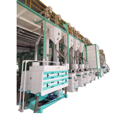 China 150 toneladas de maquinaria automática do moinho de arroz do conjunto completo da planta do moinho de arroz para a almofada à venda