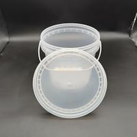 Quality 1L-25L Clear Plastic Bucket Containers With Lid Resistant To Stress for sale