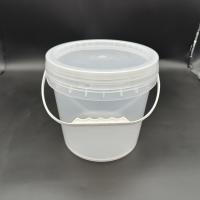 china 1L-25L Clear Plastic Bucket Containers With Lid Resistant To Stress