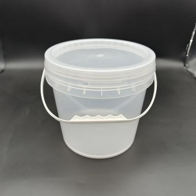 China 1L-25L Clear Plastic Bucket Containers With Lid Resistant To Stress for sale
