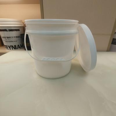 China White Black 10L Round Plastic Bucket PP Material With Seal Lid for sale