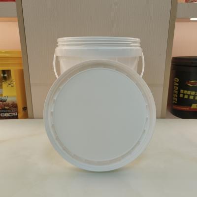 China Reusable Recyclable Custom Logo Plastic Buckets With Handles for sale
