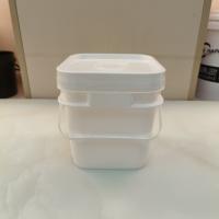 Quality Polypropylene PP 10l Square Plastic Bucket With Lid Non Toxic for sale