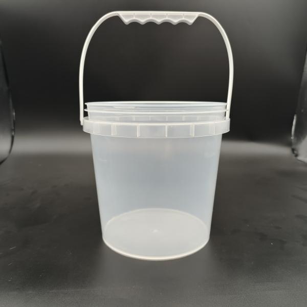 Quality Compression Resistance Transparent Plastic Bucket Clear Plastic Beach Bucket for sale