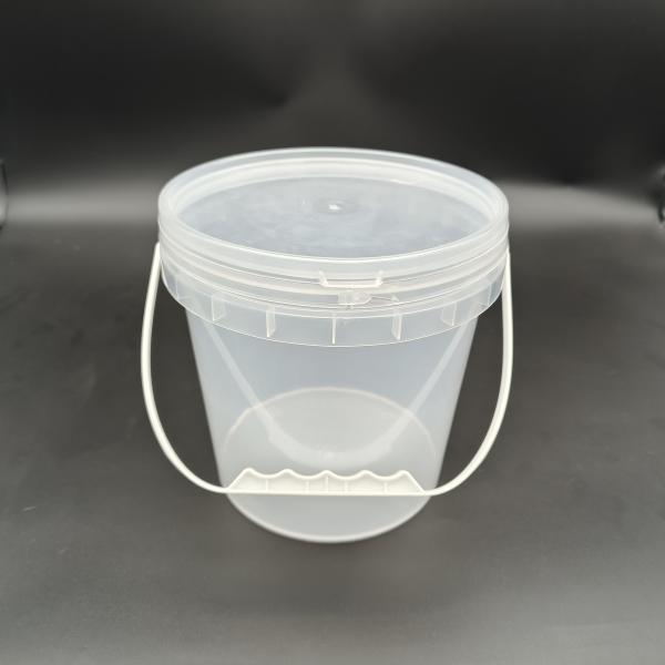 Quality Compression Resistance Transparent Plastic Bucket Clear Plastic Beach Bucket for sale