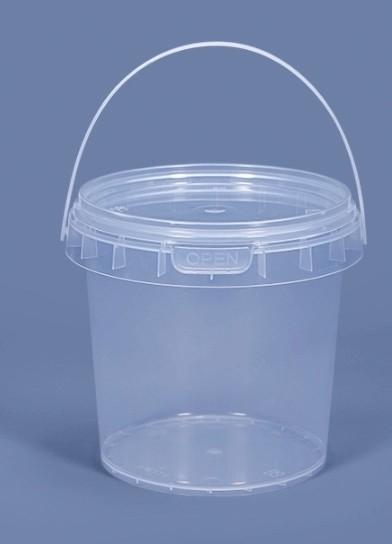 Quality Stackable Plastic PP Food Storage Buckets With Lids And Handle for sale