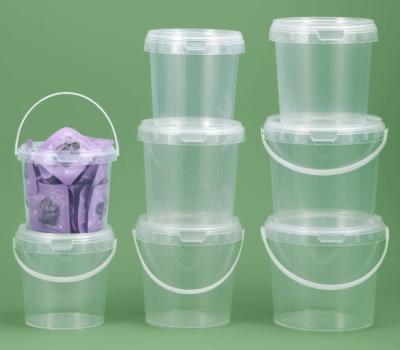 China Cubo de plástico higiénico Contenedor de cubo de plástico libre de BPA en venta