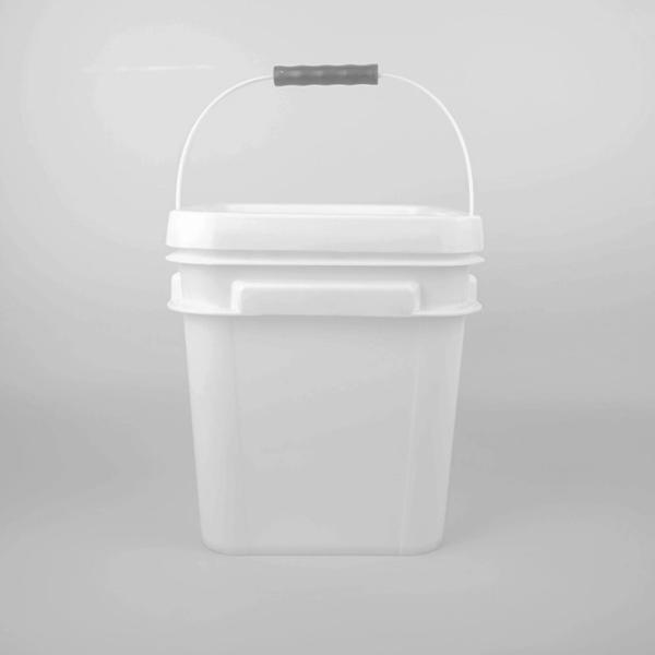Quality 1L 2L 3L 4L 5L White Food Grade Metal Handle Transport Bucket for sale