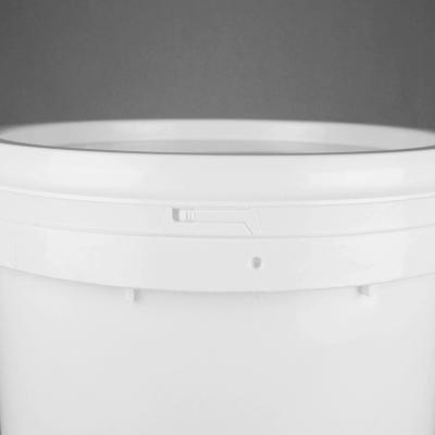 China Fornecimento de balde de lubrificante 20 litros de plástico balde IML Impressão à venda