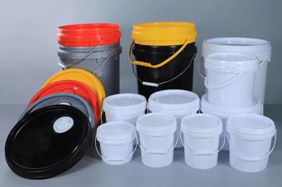 China Recyclable 5 Gallon Metallic Pail Paint Bucket Lid With Spout à venda