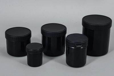 China 8*7.5*9.5cm Chemical Bucket Black 5 Gallon Pails Anti Corrosion for sale
