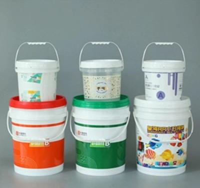 China 1-25L Capacity Round Plastic Fertilizer Bucket With Lid for sale