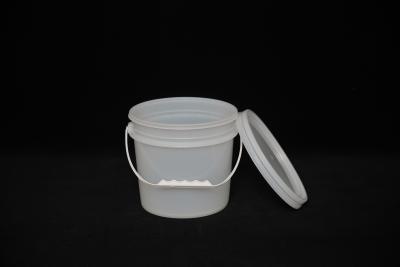 China Customized Transparent Plastic Bucket With Snap On Lid For Indoor And Outdoor Use à venda