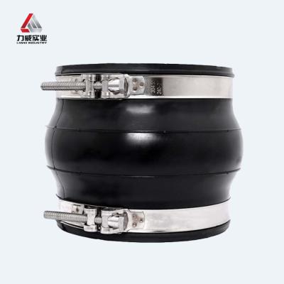 China Flexible Clamp Type Rubber Joint Working Pressure With SS304 Clamp for sale