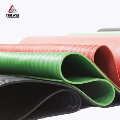 China Anti Slip Conductive Silicone Rubber Sheet Roll Molded NBR EPDM  Waterproof Flooring Mats for sale
