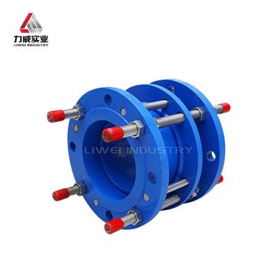 China Flexible Steel Expansion Joint With Cast Iron Epoxy Coated Flange For Pipes Tubes for sale
