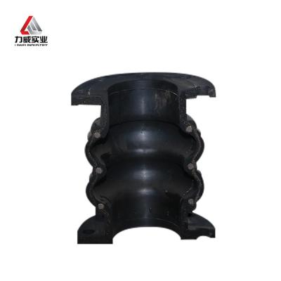 China ASME Double Ball Flexible Rubber Expansion Joint Flanged Expansion Bellows DN350 PN6 for sale