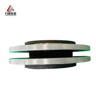China 100mm Rubber Ball Joint Single Sphere Flange Joint DIN/ANSI/JIS for sale