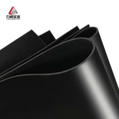 China 3mm Black Rubber Sheet Roll Tensile Strength Excellent Oil Abrasion Resistance for sale