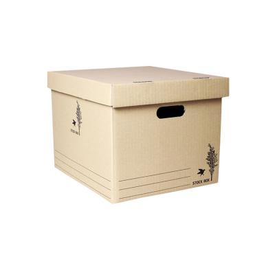 China Custom Size Office Paper Box Matt Lamination , Square Office Moving Boxes for sale