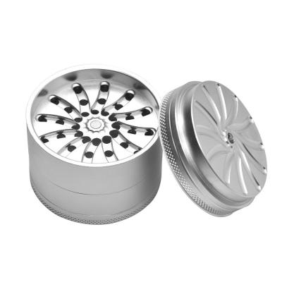 China Herb Grinder Wholesale Best Quality 4 Parts Aluminum Alloy Toothless Grinder for sale