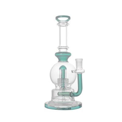 China 14Mm Female HBS Smoking Glass Bong With 5 Kinds Of Color for sale