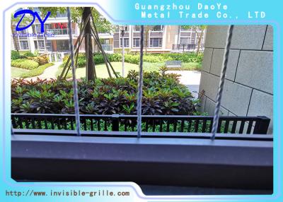 China Cuerda de acero inoxidable de la red protectora de la ventana de la rejilla invisible del balcón del grado 316 en venta
