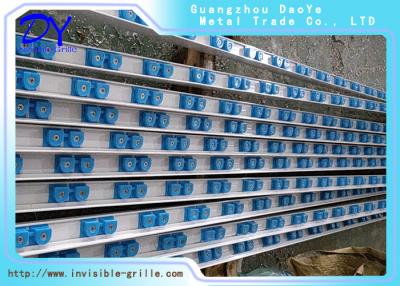 China Spring Steel Wire Invisible Grill For Curtain Windows Fixed Aluminum Profile for sale