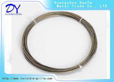 China Fine Steel Wire Stainless Steel Cables Anti Burglary Invisible Grille System for sale
