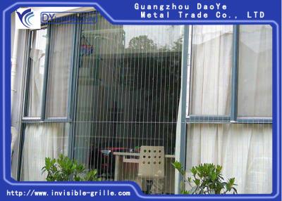 China Hard Line Safety Fixed Invisible Grille With Additional Frame Structure for sale