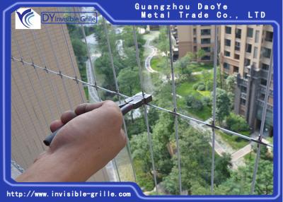 China Residential Window Invisible Grille Easy Installation With Long Service Life for sale