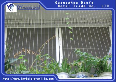 China Invisible Window Grills Inside , Window Protection Grill Easy Installation for sale