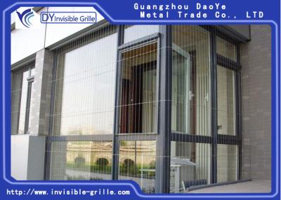 China Multi Purpose Solutions Window Invisible Grille 316 Stainless Steel Material for sale