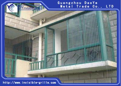 China High Rise Buildings Invisible Grille Quick Easy Installation Window Invisible Grille for sale