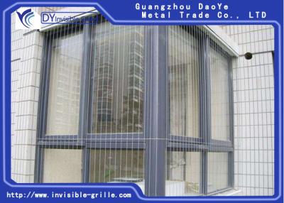 China Única/grade dobro do metal da janela da almofada, grades invisíveis da segurança para a casa Windows à venda