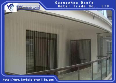 China 316 Stainless Steel Nylon Coating Invisible Balcony Grille Invisible Balcony Safety Grille for sale