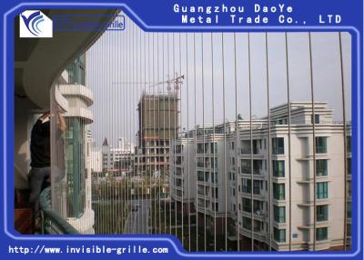 Cina Idee di riunione alla moda di interior design della griglia invisibile del balcone di acciaio inossidabile in vendita